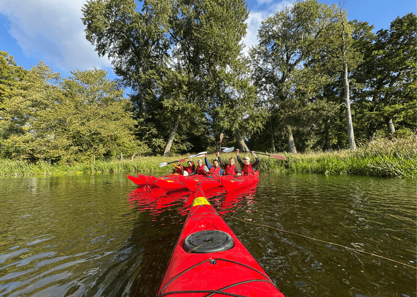 Guidet kajaktur på Susåen