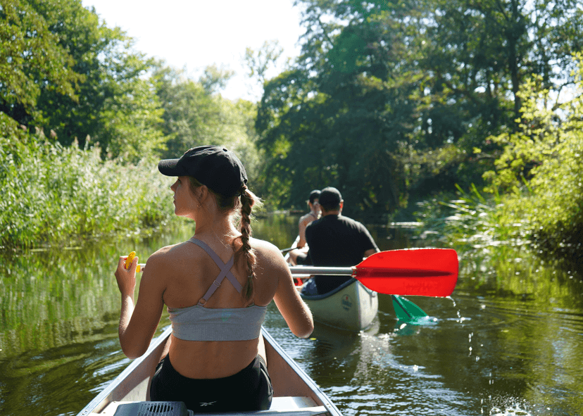 Guidet kanotur på Susåen